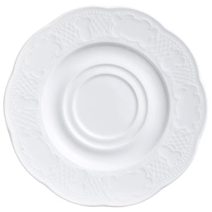 spodek do filiżanki do cappuccino/do bulionówki Minuett; 17 cm (Ø); biały; okrągły; 6 sztuka / opakowanie