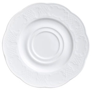 spodek do filiżanki do cappuccino/do bulionówki Minuett; 17 cm (Ø); biały; okrągły; 6 sztuka / opakowanie