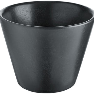 miska Masca stożkowa; 230ml, 9x7 cm (ØxW); czarny; stożkowy; 6 sztuka / opakowanie