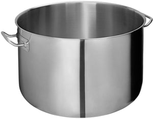 garnek do zupy Professional bardzo mocna wersja; 58900ml, 50x30 cm (ØxW); srebro; okrągły