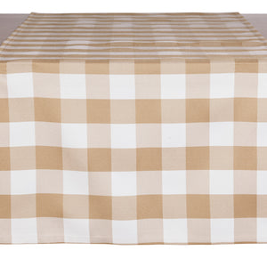 bieżnik Countryline; 40x130 cm (SxD); beżowy; prostokątny; 2 sztuka / opakowanie
