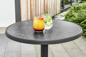 blat Sevelit okrągły; 60 cm (Ø); antracyt; okrągły