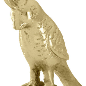 Dekofigur Papagei; 8x21x6 cm (SxWxG); złoto