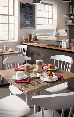 talerz płaski Base 60-teilig; 21 cm (Ø); biały; okrągły; 60 sztuka / opakowanie