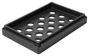 nakładka na wkład chłodzący do pojemnika uniwersalnego; 68.5x48.5x8.5 cm (DxSxW); czarny