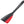 Pfannenwender/Schaber Flexi; 30x8.6x3.5 cm (DxSxW); czarny/czerwony