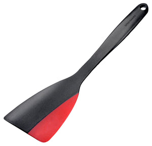 Pfannenwender/Schaber Flexi; 30x8.6x3.5 cm (DxSxW); czarny/czerwony
