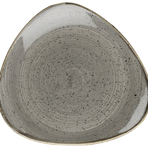 talerz Stonecast Peppercorn trójkątny; 22.9 cm (S); szary/brązowy; trójkątny; 12 sztuka / opakowanie