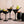 kieliszek do szampana Joleen; 220ml, 9x15.1 cm (ØxW); czarny/miedź; 6 sztuka / opakowanie