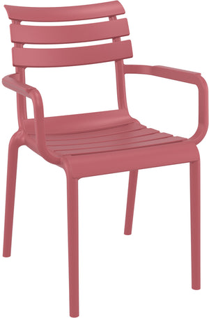 Stuhl Helen mit Armlehne; 58x59x84 cm (SxGxW); marsala; 4 sztuka / opakowanie