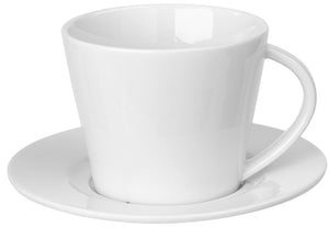 spodek do filiżanki do kawy Bebida; 15 cm (Ø); biały; okrągły; 6 sztuka / opakowanie