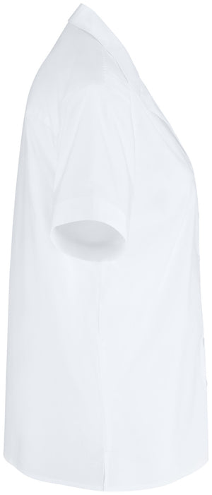 Bluse Kurzarm Magnum Comfort Fit; Kleidergröße 46; biały