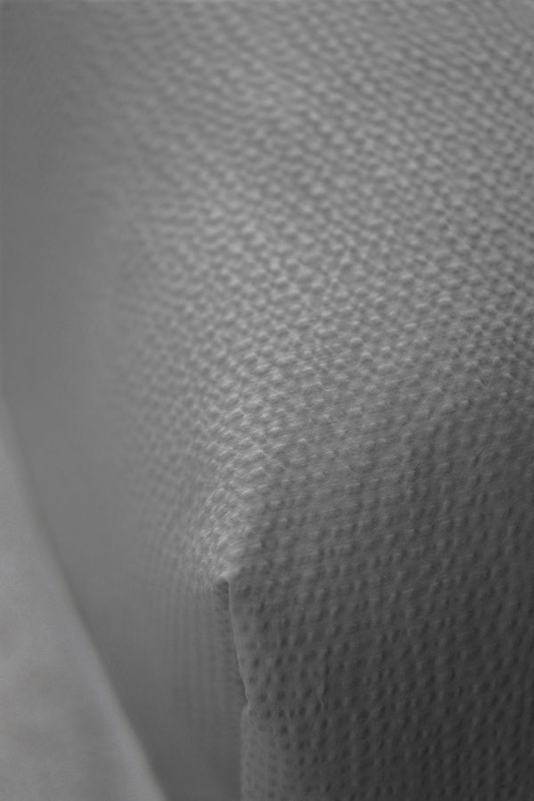 Meterware Avellino gewebter Seersucker; 160 cm (S); szary