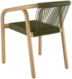 Outdoor-Stuhl Kando; 58x58x75 cm (SxGxW); siedzisko oliwka
