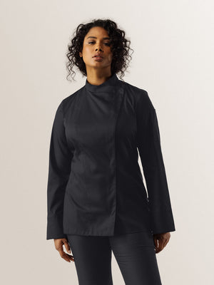 Damenkochjacke Arlette; Kleidergröße 2XL; czarny