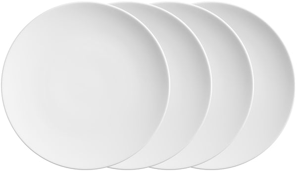 talerz płaski Mixor; 31 cm (Ø); biały; okrągły; 4 sztuka / opakowanie