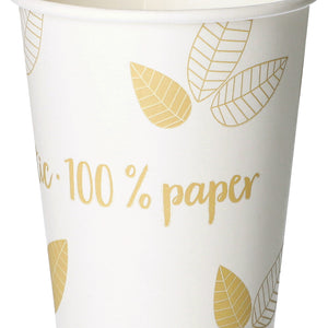 kubek jednorazowy Zero; 200ml, 8x9.2 cm (ØxW); biel kremowa; 50 sztuka / opakowanie