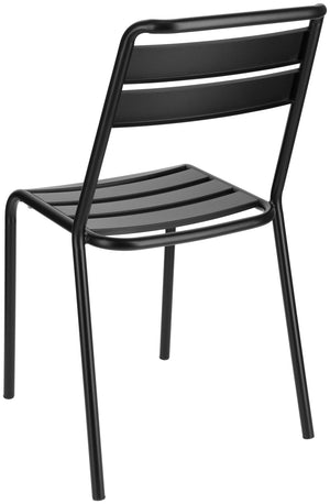 Outdoor Stapelstuhl Sentra; 57x47x83 cm (SxGxW); czarny; 4 sztuka / opakowanie