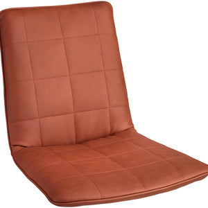 siedzisko Milaria sztuczna skóra; 60x48x46 cm (SxGxW); koniak; 2 sztuka / opakowanie