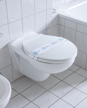 Toilettensitzstreifen 100% Clean & Safe; 60x8 cm (DxS); biały/niebieski; 250 sztuka / opakowanie