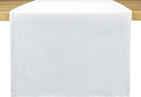Tischläufer Aura; 40x130 cm (SxD); biały; 6 sztuka / opakowanie