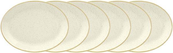 półmisek Sidina owalny; 31x23.5x3.1 cm (DxSxW); beżowy; owalny; 6 sztuka / opakowanie
