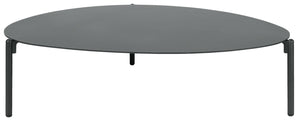 Outdoor-Beistelltisch Olin groß; 110x83x29 cm (DxSxW); Platte antracyt