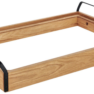 podstawowy pojemnik Esino płaski GN 1/1; 61.9x38.6x10.9 cm (DxSxW); brązowy/czarny; prostokątny