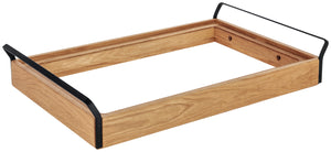 podstawowy pojemnik Esino płaski GN 1/1; 61.9x38.6x10.9 cm (DxSxW); brązowy/czarny; prostokątny