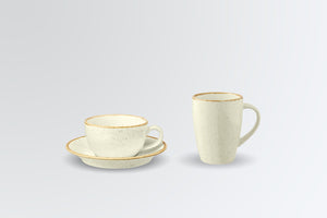 kubek Sidina; 260ml, 7.5x10 cm (ØxW); beżowy; okrągły; 6 sztuka / opakowanie