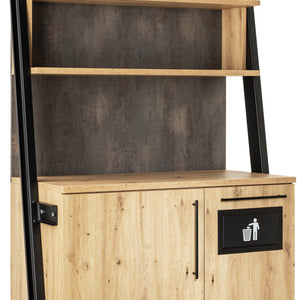 Servierstation Baristo Industrial; 118x61x216 cm (SxGxW); dziki dąb