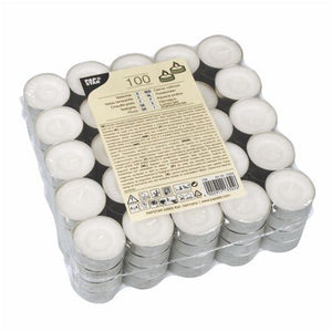 Teelichter Ø 39 mm; 3.9x1.7 cm (ØxW); biały; 1000 sztuka / opakowanie