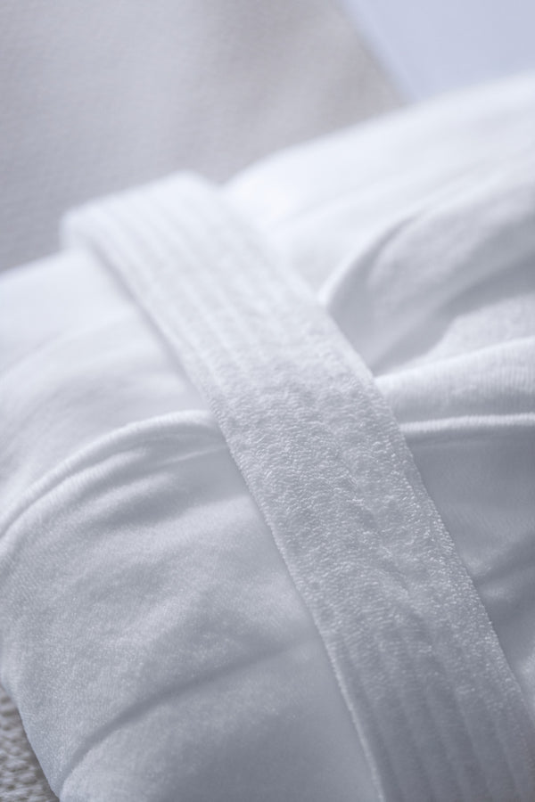 Bademantel Nera; Kleidergröße 2XL/3XL; biały