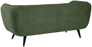  czarne nogi; 183x88x76 cm (SxGxW); siedzisko zielony