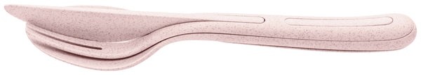 zestaw sztućców wielokrotnego użytku KLikk; 4.8 cm (D); różowy; 6 sztuka / opakowanie