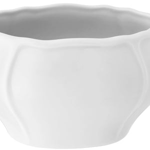 sosjerka Amely; 400ml, 15.5x8x8.5 cm (DxSxW); biały; owalny; 4 sztuka / opakowanie