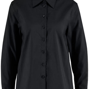 Bluse Langarm Olivia Comfort Fit; Kleidergröße 34; czarny