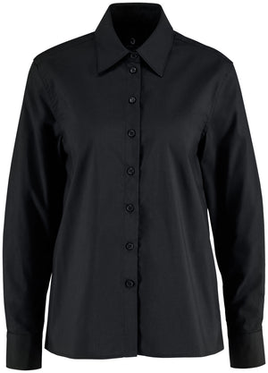 Bluse Langarm Olivia Comfort Fit; Kleidergröße 34; czarny