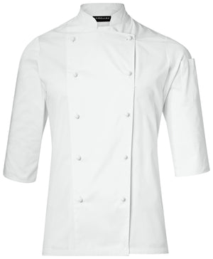 bluza kucharska damska Milan rękaw 3/4; Kleidergröße 56; biały