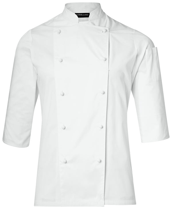 bluza kucharska damska Milan rękaw 3/4; Kleidergröße 56; biały