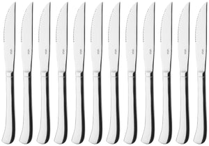 nóż do pizzy/steka Fortuna; 21.1 cm (D); srebro