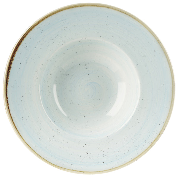 talerz głęboki Stonecast Duck Egg; 284ml, 24x3.7 cm (ØxW); jasny niebieski/brązowy; okrągły; 12 sztuka / opakowanie