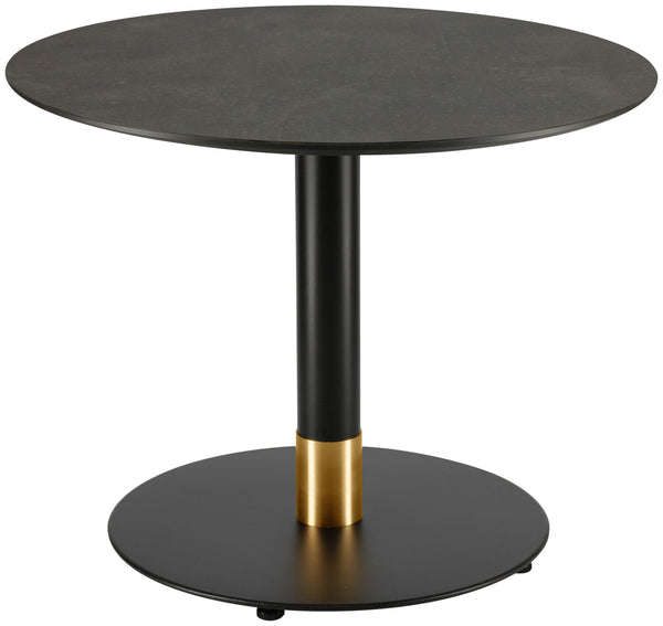 Loungetischsäule Oris; 42x44 cm (ØxW); czarny/złoto