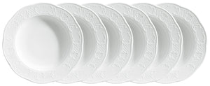 talerz głęboki Menuett; 230ml, 22.5x3.8 cm (ØxW); biały; okrągły; 6 sztuka / opakowanie