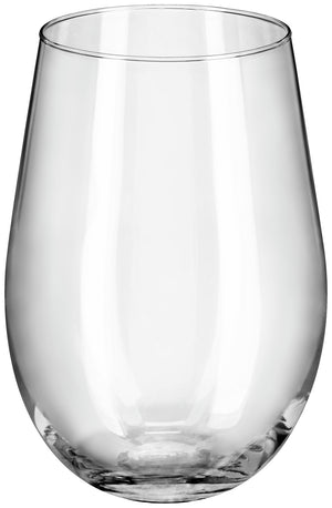Rotweinglas Harmony ohne Stiel; 580ml, 8.7x13.6 cm (ØxW); transparentny; 6 sztuka / opakowanie