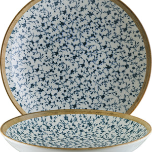 talerz głęboki Calif; 1000ml, 23x4 cm (ØxW); biały/niebieski/zielony; okrągły; 6 sztuka / opakowanie