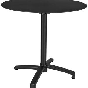 Outdoor-Aluminium-Tisch Taipa rund; 80x72 cm (ØxW); Platte czarny
