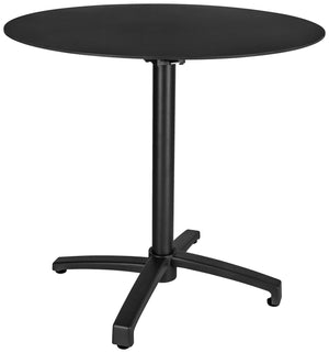 Outdoor-Aluminium-Tisch Taipa rund; 80x72 cm (ØxW); Platte czarny