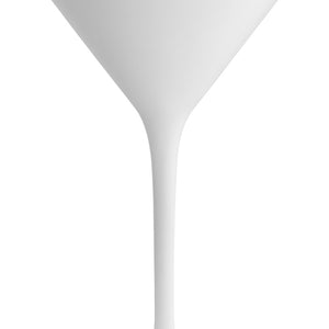 kieliszek do martini Joleen; 210ml, 11.6x17.3 cm (ØxW); biały/złoto; 6 sztuka / opakowanie