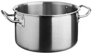 garnek do zupy Livonia; 27500ml, 40x24 cm (ØxW); srebro; okrągły
